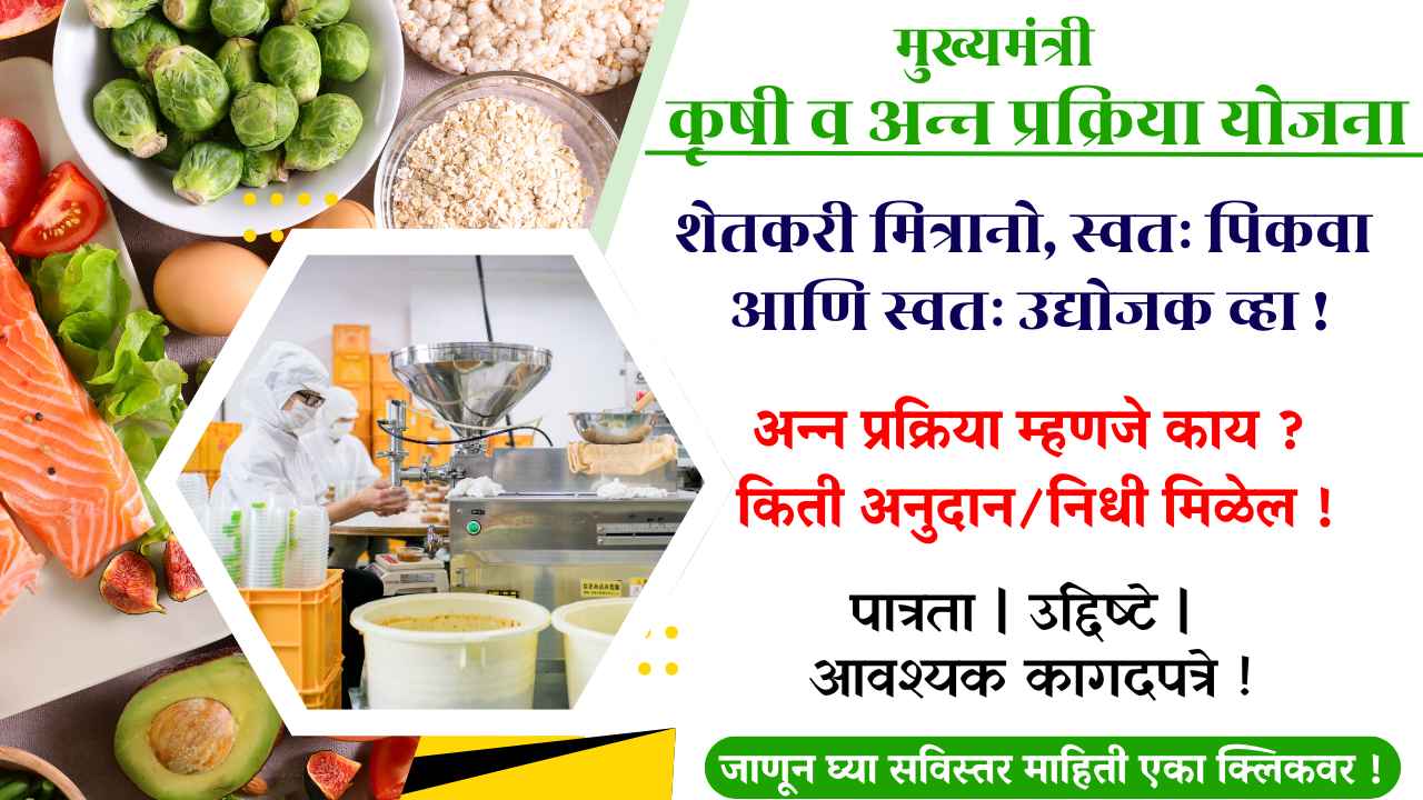 CM Food Processing Scheme In Marathi